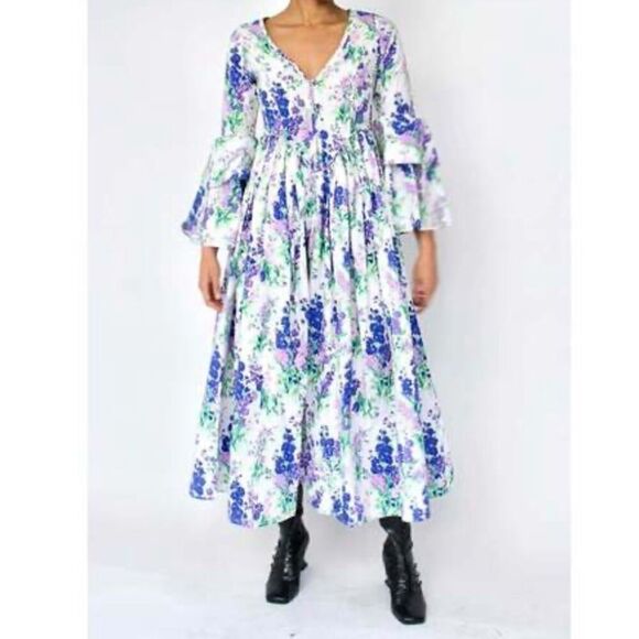 NWT Laura Ashley x Batsheva Bryer Dress size 0 - Picture 9 of 11